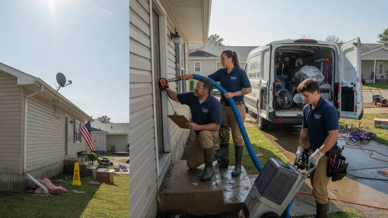 Ceiling Water Damage Restoration in Dolph, AR near me